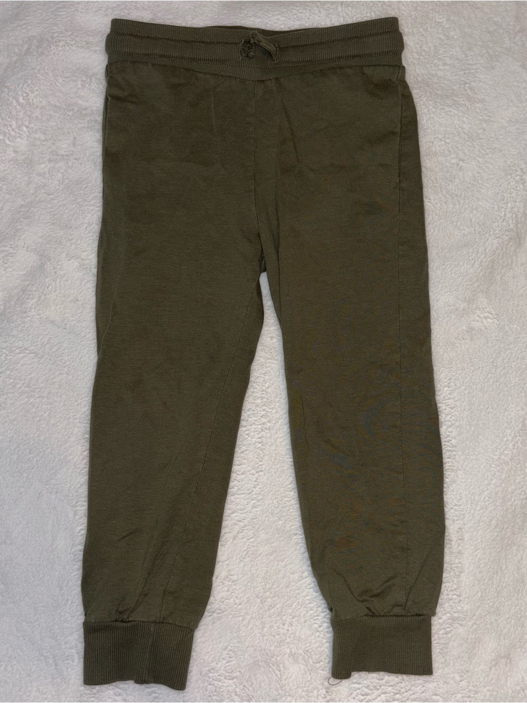 H&M Olive Green Kids Jogger Sweatpants